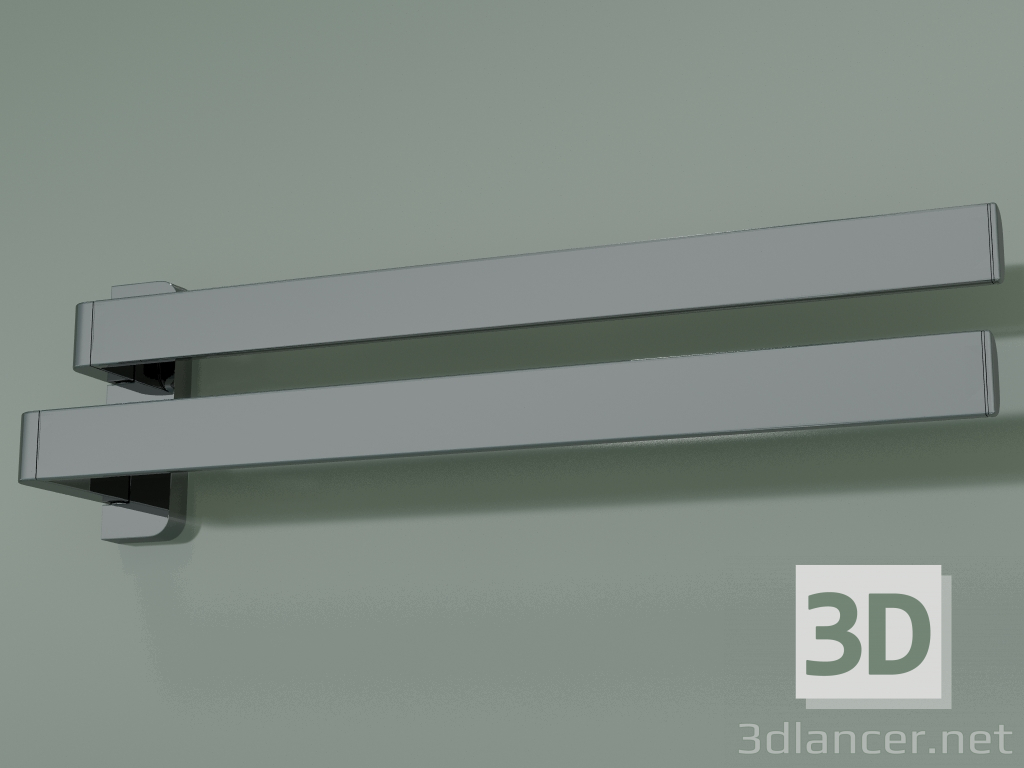3d model Double towel holder (42821330) - preview