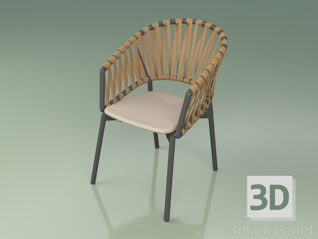 3D Modell Komfortstuhl 122 (Metal Smoke, Polyurethanharz Maulwurf) - Vorschau