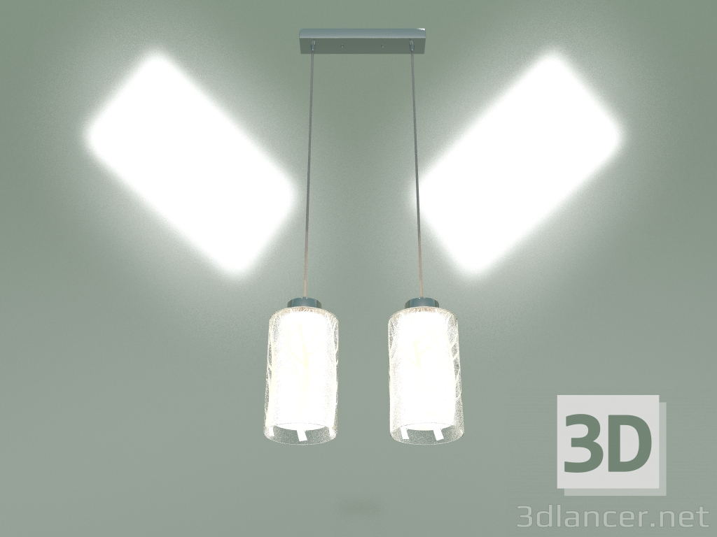 3d model Pendant lamp 50001-2 (chrome) - preview