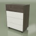 3d model Chest of drawers CN 300 (Mocha, White) - preview