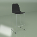 3d model Bar stool Lightweight (black) - preview