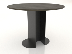 Dining table ROUND Ø 1000 mm (ash walnut)