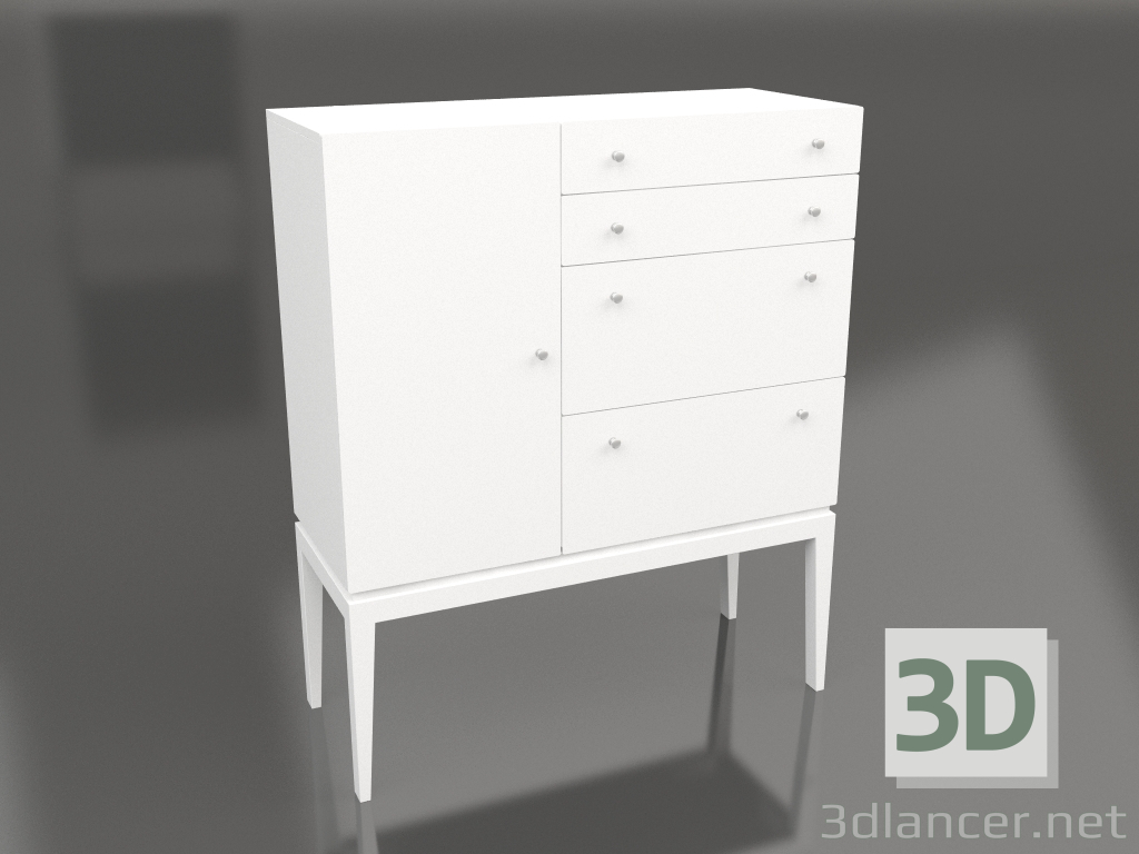 modèle 3D Grande commode statique (option 11) - preview