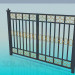 3d model forged gate - preview