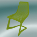 modello 3D Sedia impilabile MYTO (1207-20, giallo verde) - anteprima