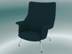 Doze lounge chair (Forest Nap 992, Chrome)