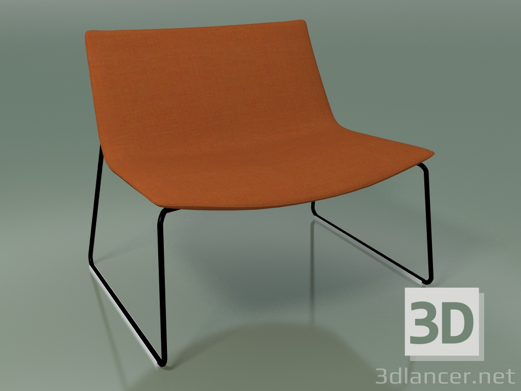 3D Modell Stuhl für die Ruhe 2010 (auf einem Schlitten, V39) - Vorschau