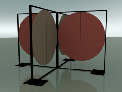 Freestanding Large Round Panel 5105x4 + 5108x4 (V39)