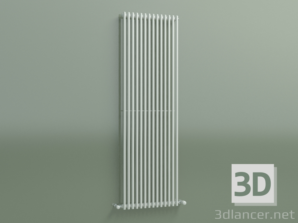 modello 3D Radiatore verticale ARPA 1 (1520 14EL, bianco RAL 9016) - anteprima