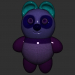 Panda 3D modelo Compro - render