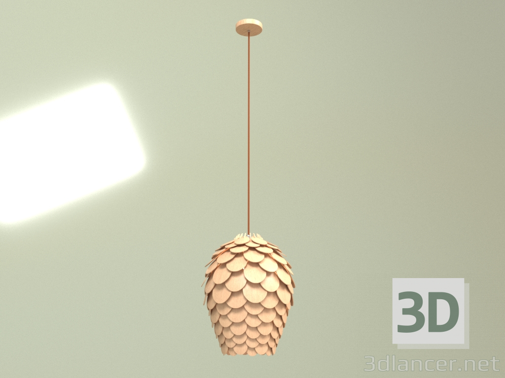 modello 3D Lampada a sospensione Abete Cono diametro 30 - anteprima