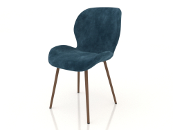 Chair Frank (blue-wood)