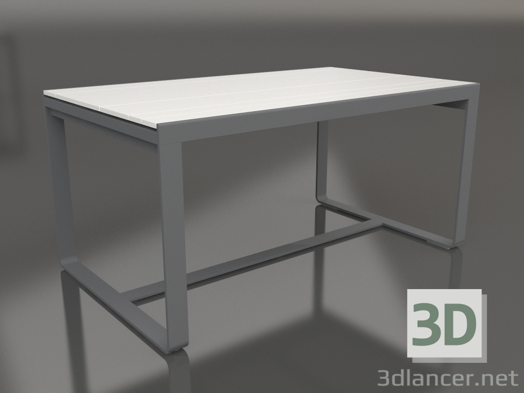 3d model Dining table 150 (DEKTON Zenith, Anthracite) - preview