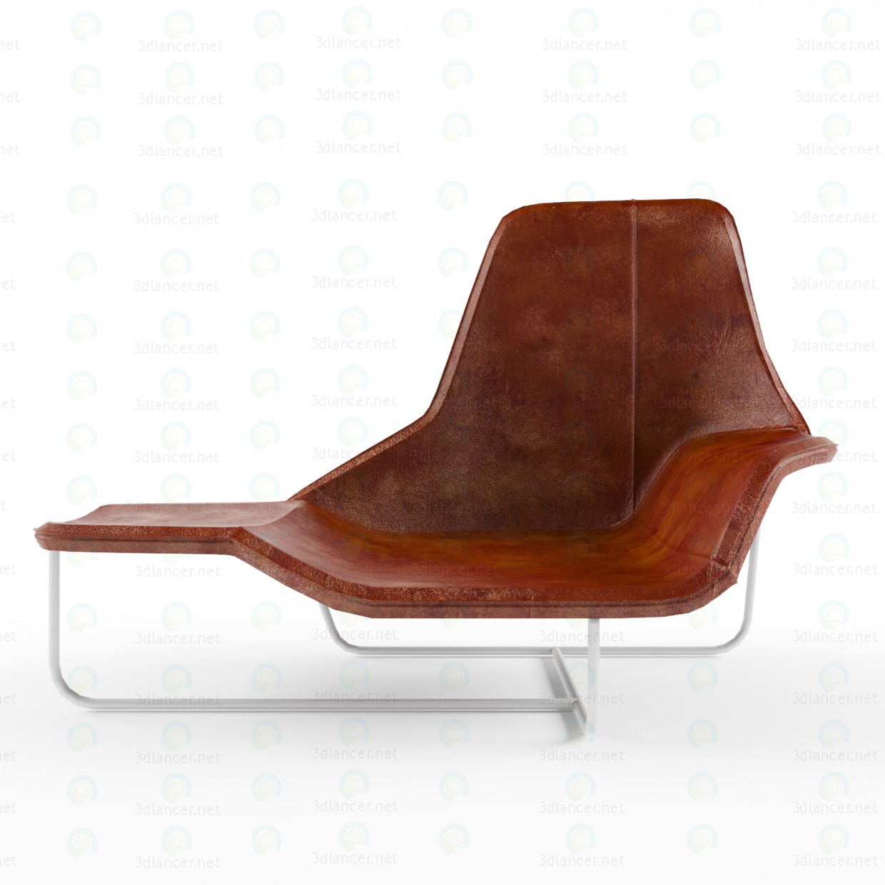 3d model Chaise Longue Lama - preview