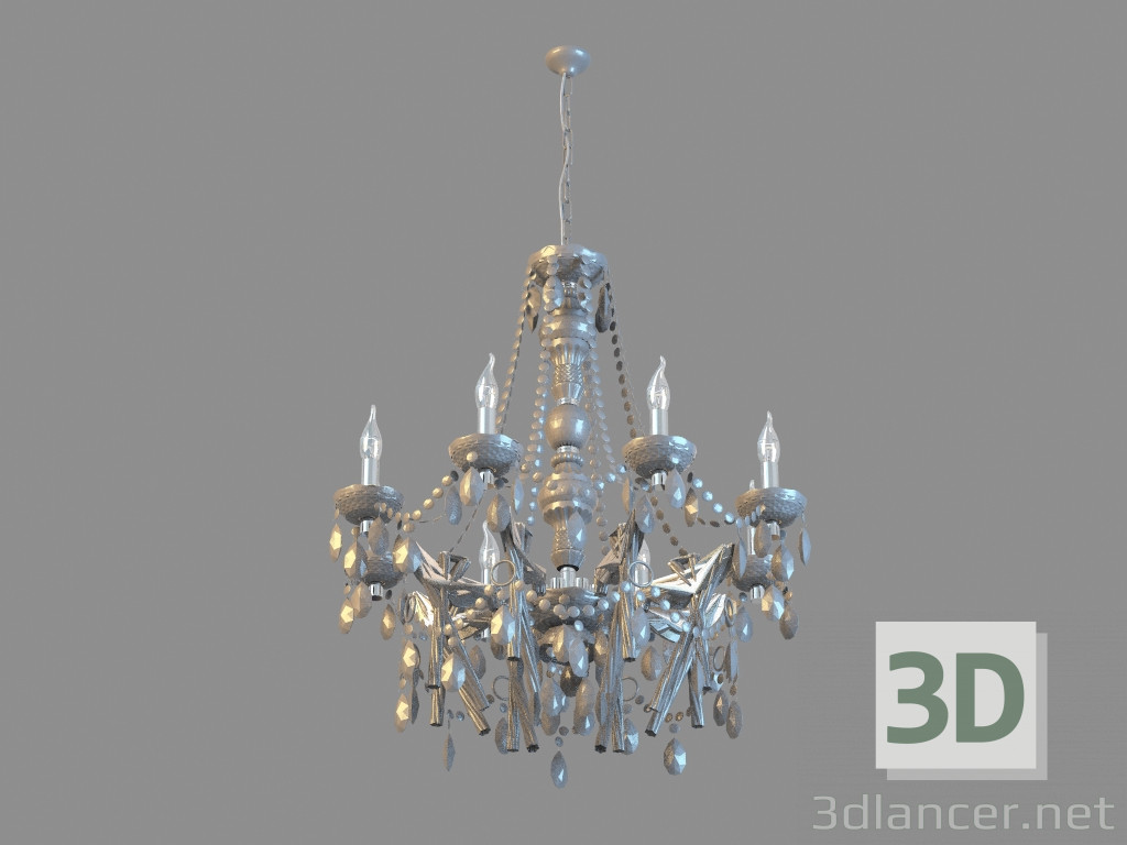 3d model Chandelier A8888LM-8GY - preview