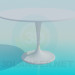 3d model Round table on one leg - preview