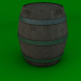 3d Barrel model buy - render