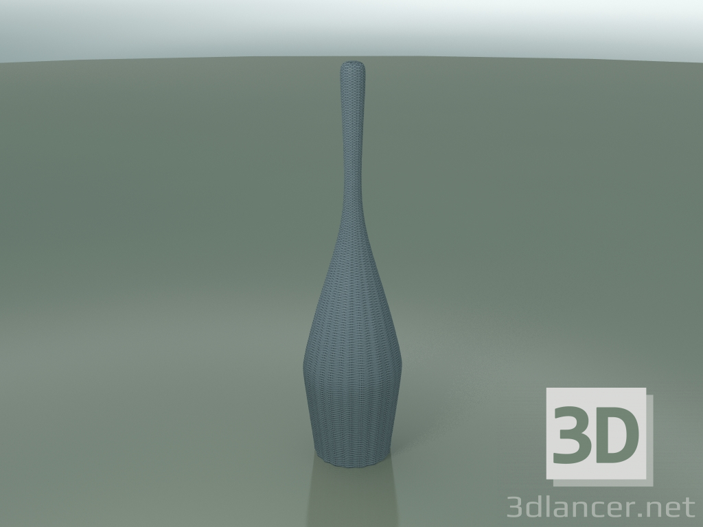 modello 3D Lampada da terra (Bolla L, blu) - anteprima