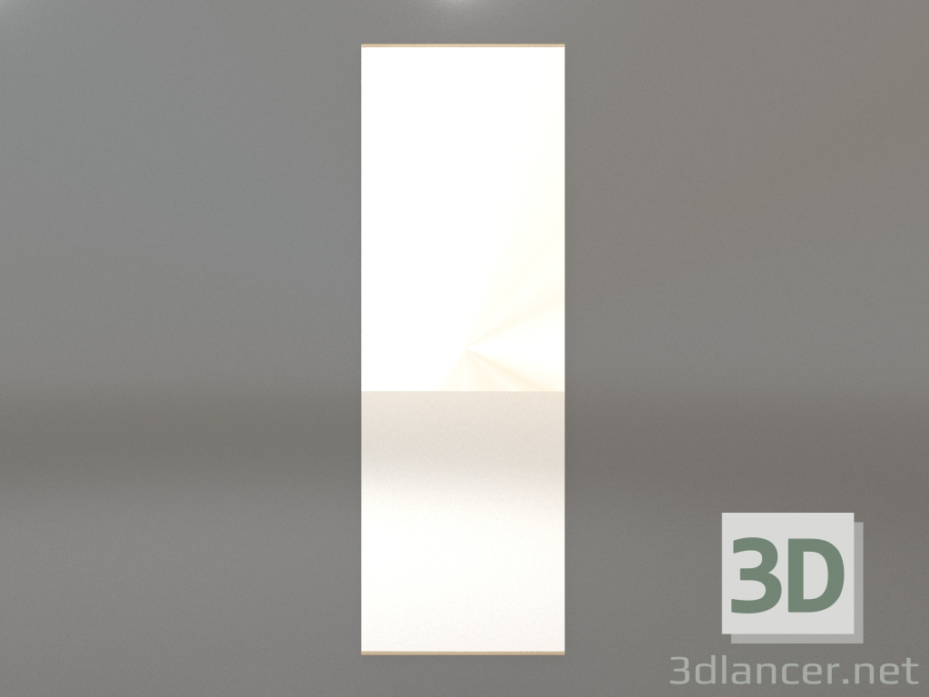 3 डी मॉडल मिरर ZL 01 (600х1800, लकड़ी सफेद) - पूर्वावलोकन