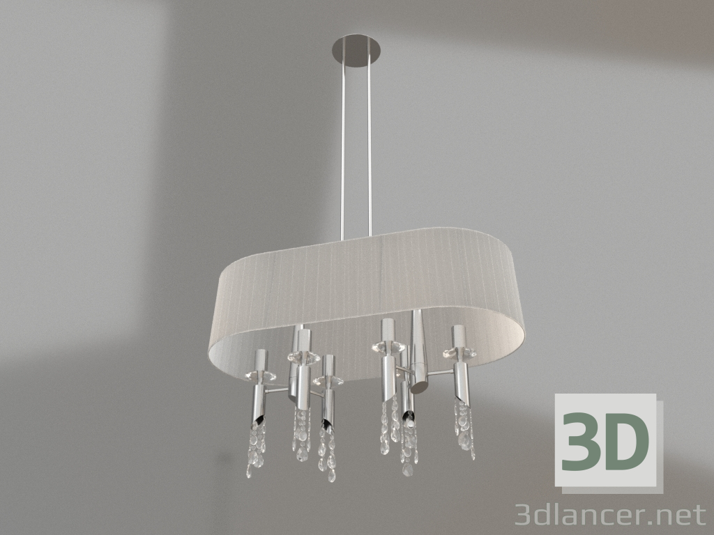 3d model Hanging chandelier (3853) - preview
