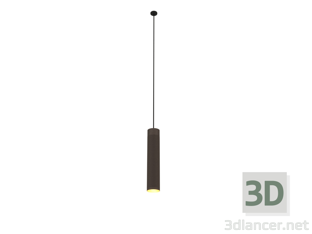 3d model Pendant lamp Patrone Large (brown brass) - preview