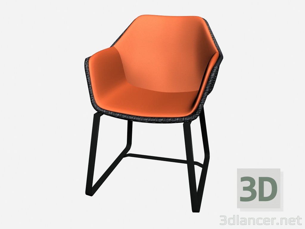 3d model Almuerzo sillón comedor sillón 65100 65150 - vista previa