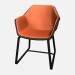 3D Modell Sessel Mittagessen Dinning Sessel 65100 65150 - Vorschau