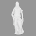 3D Modell Marmorskulptur Verschleierte Frau - Vorschau