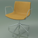 3d model Chair 2046 (5 legs, with armrests, chrome, with front trim, polypropylene PO00412) - preview
