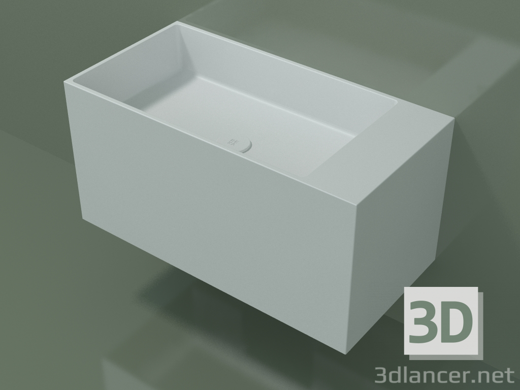modello 3D Lavabo sospeso (02UN42102, Glacier White C01, L 72, P 36, H 36 cm) - anteprima