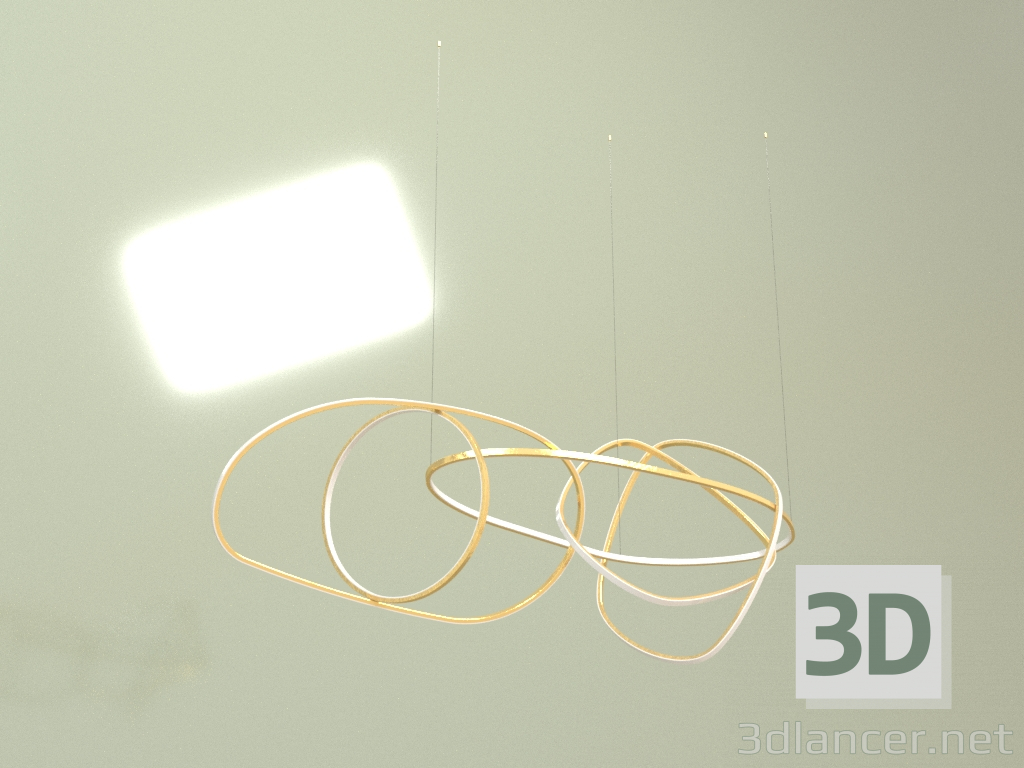 3d model Pendant lamp Chain - preview