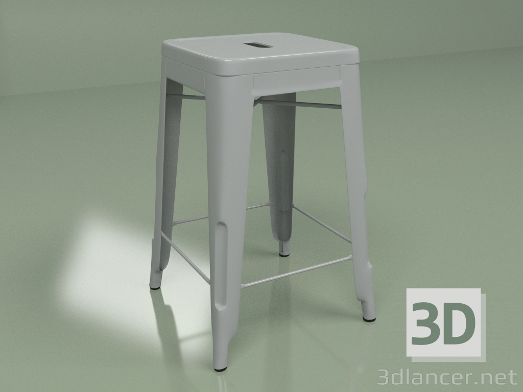 3d model Semi-bar chair Marais Color (grey) - preview