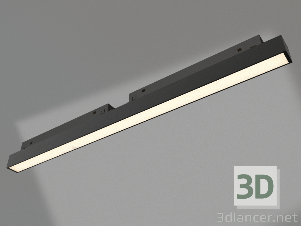 3D Modell Lampe MAG-ORIENT-FLAT-L465-16W Day4000 (BK, 80°, 48V) - Vorschau