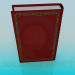 3d model The thick book - preview