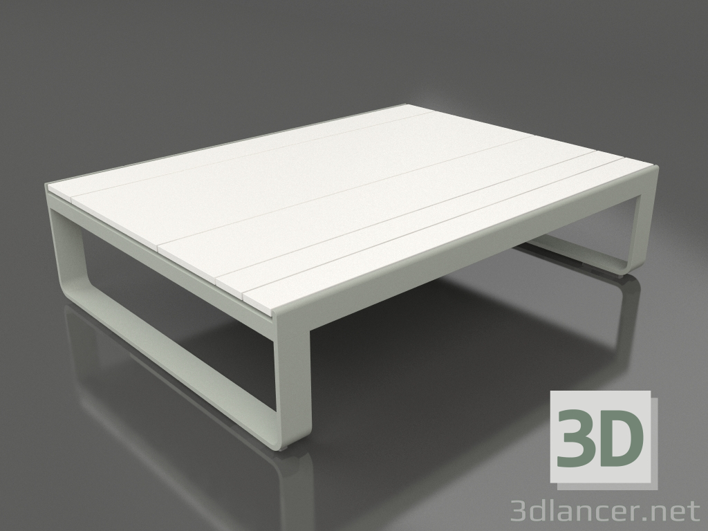 3d model Coffee table 120 (White polyethylene, Cement gray) - preview