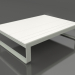 3d model Coffee table 120 (White polyethylene, Cement gray) - preview