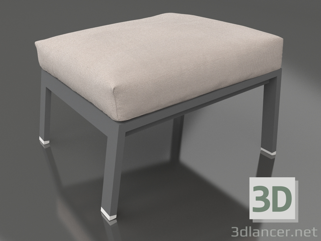 Modelo 3d Pufe para relaxar (Antracite) - preview