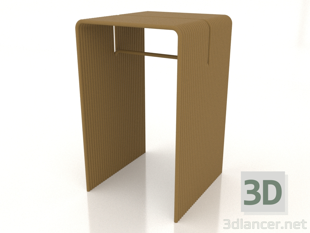 3D modeli Bar masası (sarı) - önizleme