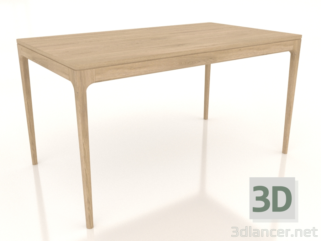 3d model Dining table FARGO 1400x800x750 mm (lightened oak) - preview