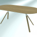 modèle 3D Table FOURCHE ovale (P127 180X90) - preview