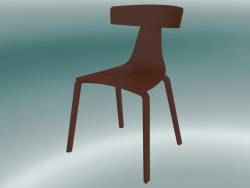 Cadeira REMO cadeira de madeira (1415-10, em nogueira)