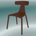 Modelo 3d Cadeira REMO cadeira de madeira (1415-10, em nogueira) - preview