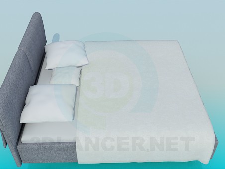 modelo 3D Cama de matrimonio - escuchar modelo 3D Cama de matrimonio - escuchar