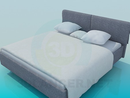 modelo 3D Cama de matrimonio - escuchar modelo 3D Cama de matrimonio - escuchar