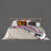 3d Bed IKEA "Rikene" Boho модель купить - ракурс