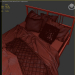 3d Bed IKEA "Rikene" Boho model buy - render