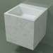 3d model Wall-mounted washbasin (02R123302, Carrara M01, L 48, P 48, H 48 cm) - preview