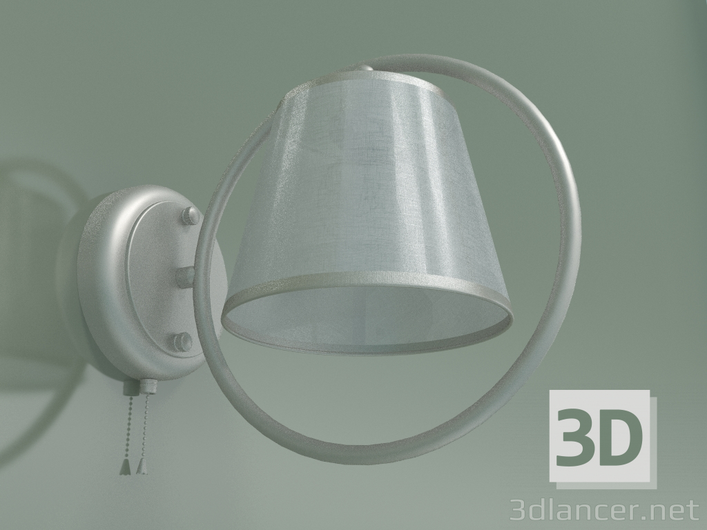 3d model Wall lamp 60093-1 (pearl gold) - preview