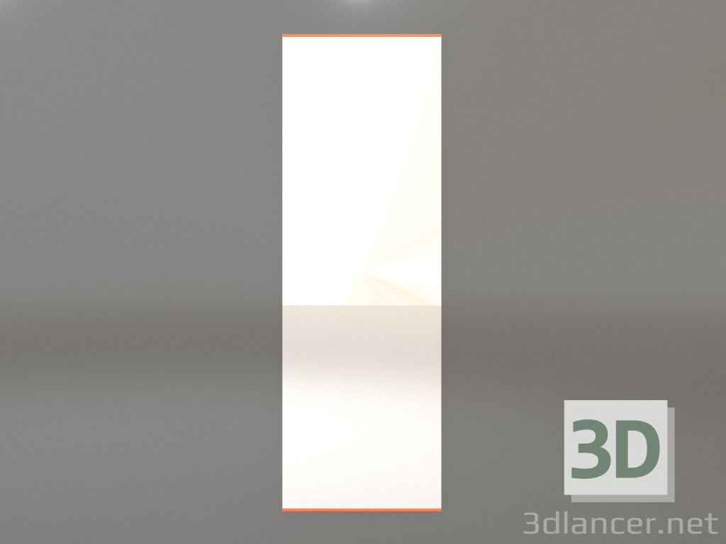 3D Modell Spiegel ZL 01 (600х1800, leuchtend leuchtend orange) - Vorschau