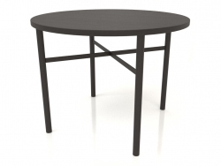 Стол обеденный (прямой торец) (вариант 2, D=1000x750, wood brown dark)